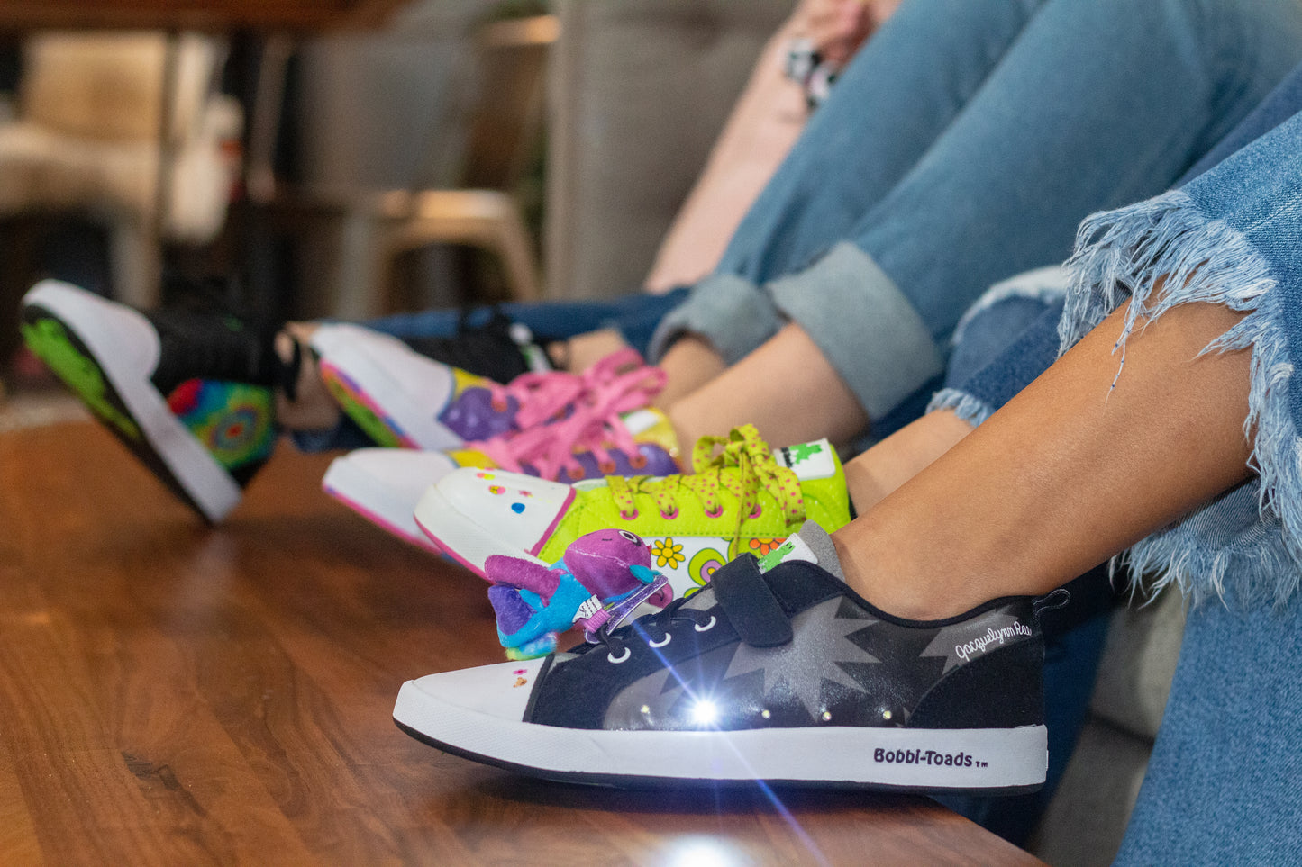 4Boomz Zapatillas Infantiles con Luces LED marca Bobbi-Toads